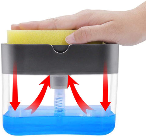2-in-1 Soap Pump Dishwashing Dispenser