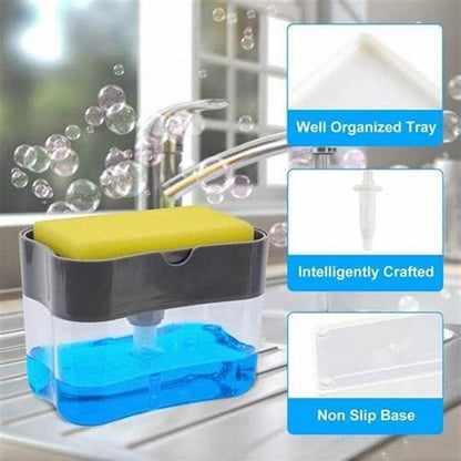 2-in-1 Soap Pump Dishwashing Dispenser