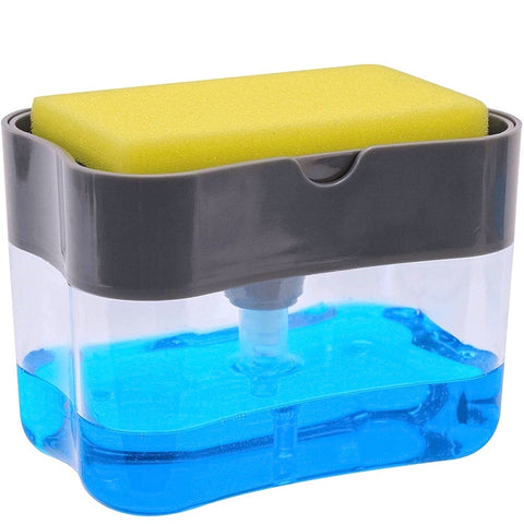 2-in-1 Soap Pump Dishwashing Dispenser