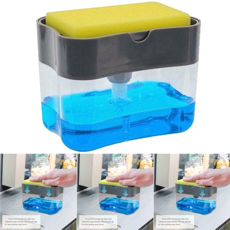2-in-1 Soap Pump Dishwashing Dispenser