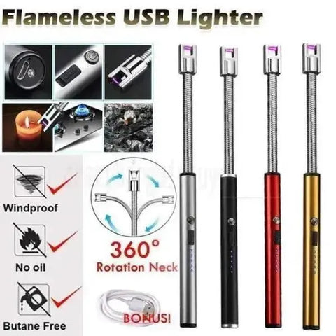 USB Rechargeable Electric Arc Plasma Lighter