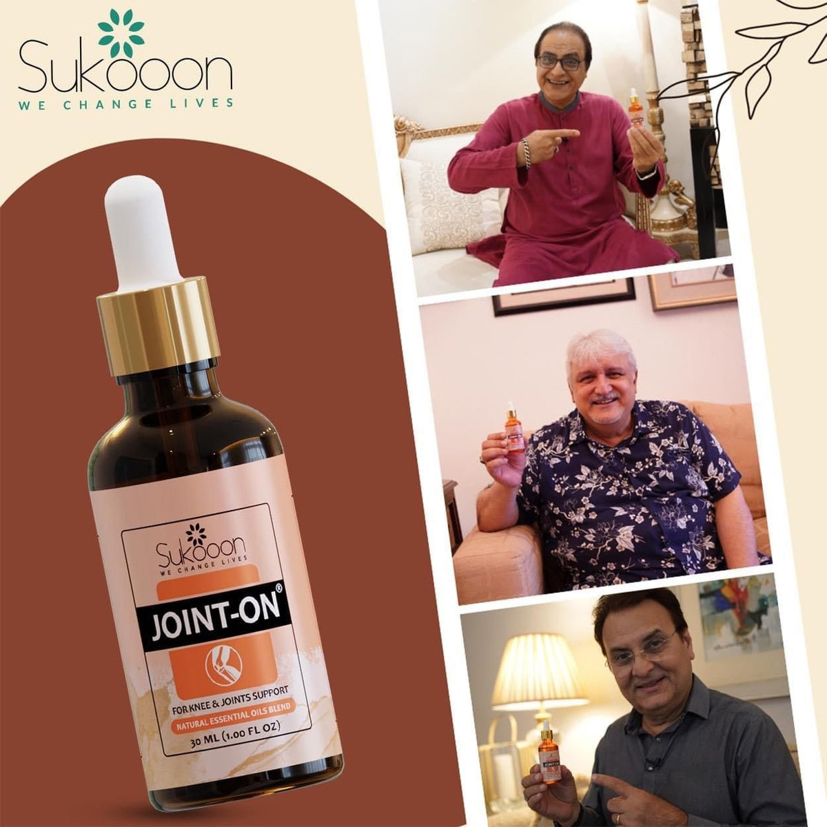 Sukoon Joint Oil – Natural Relief for Joint Pain