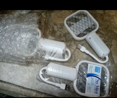 USB Rechargeable Electric Mosquito Killer Racquet Lamp