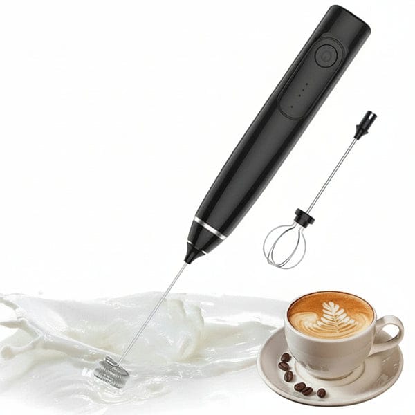 USB Rechargeable Electric Milk Frother and Whisk